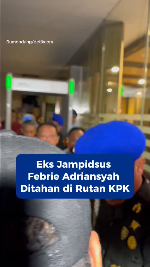 Mantan Jaksa Agung Muda Bidang Tindak Pidana Khusus (Jampidsus), Febrie Adriansyah, telah resmi ditahan. Febrie dititipkan untuk ditahan di rutan KPK, Kuningan, Jakarta Selatan. >>