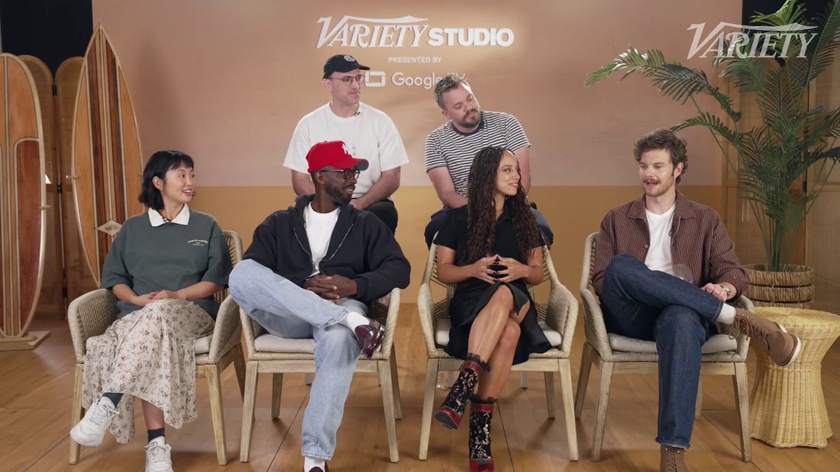 Jack Quaid says that "The Dark Knight" is his favorite Christopher Nolan movie: "I don't think anything ever changed my life in the way that 'The Dark Knight' changed my life." #ComicCon Variety Studio presented by Made by Google