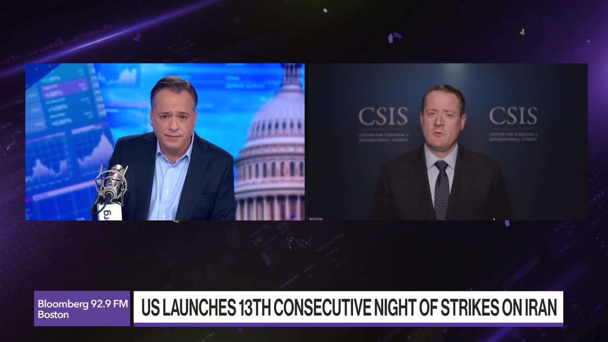 Tom Karako, director of the missile defense project at the Center for Strategic and International Studies, said Iran's ability to continue firing missiles shows the limits of the US fighting by air and not on land