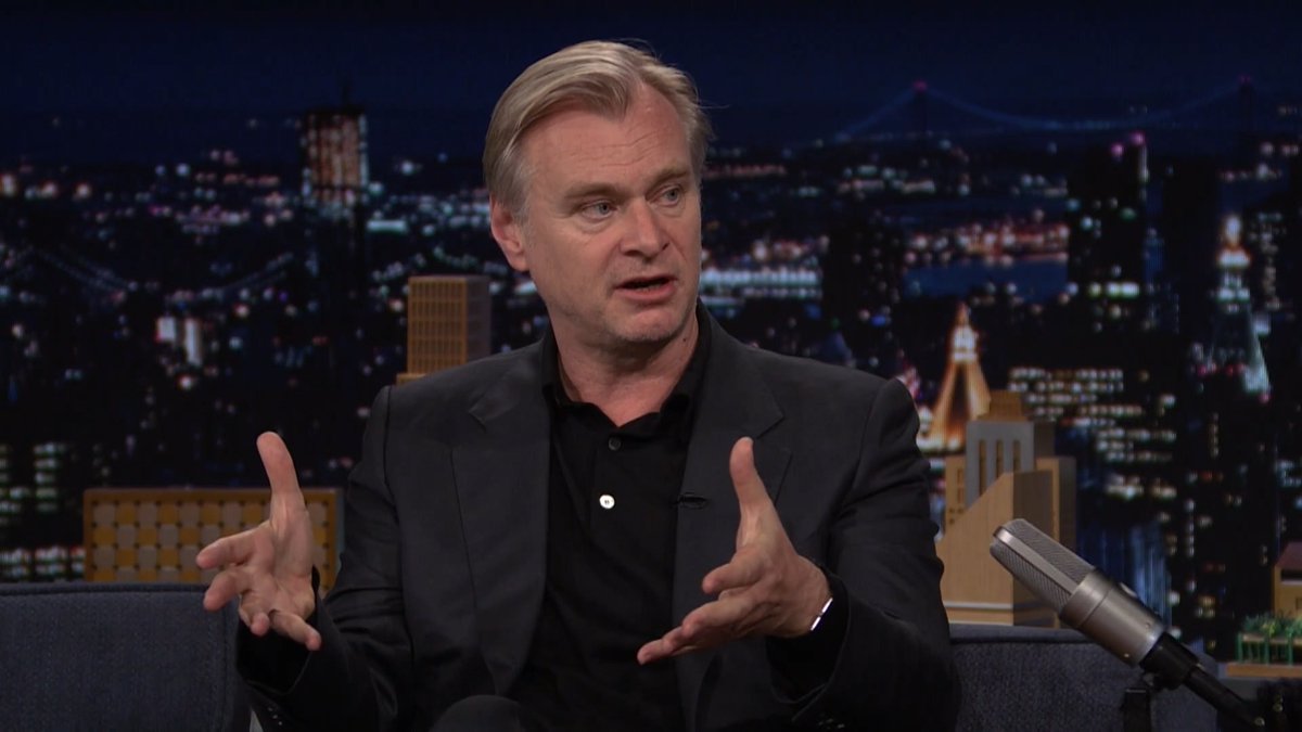 Christopher Nolan took advice from Guillermo del Toro on how “a monster is never just a monster” when bringing the Cyclops to life in The Odyssey Movie! #FallonTonight #TheOdyssey