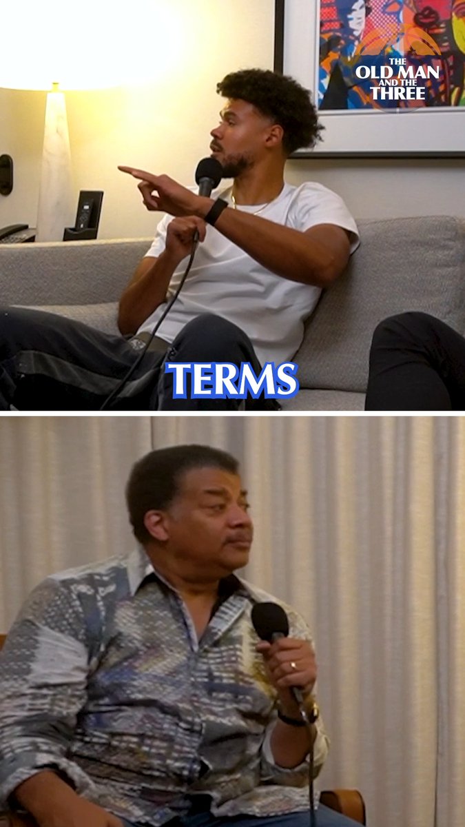 Cam putting Neil deGrasse Tyson on to how astrophysics terms are being used in basketball is peak content 🤣
