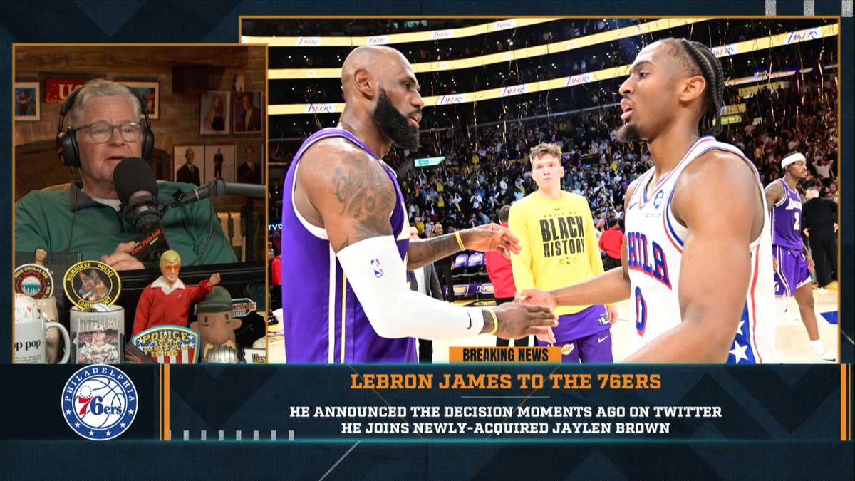 "The best teams might be in the West, but the eyes are going to be on the East." – DP and the Danettes give their live reaction to LeBron James signing with the Philadelphia #76ers