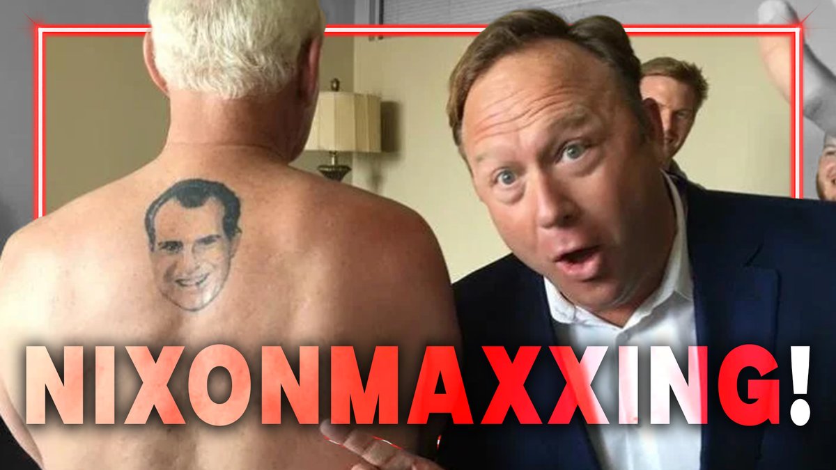NIXONMAXXING! "He Was The Original America Firster- That's Why The Deep State Took Him Down!" Roger Stone- Ahead Of His Time- Explains The Resurgence Of Interest In His Longtime Friend, President Nixon, From Young Conservatives Who Now See Him As A True American Folk Hero! 🔴WATCH ALEX JONES LIVE NOW: