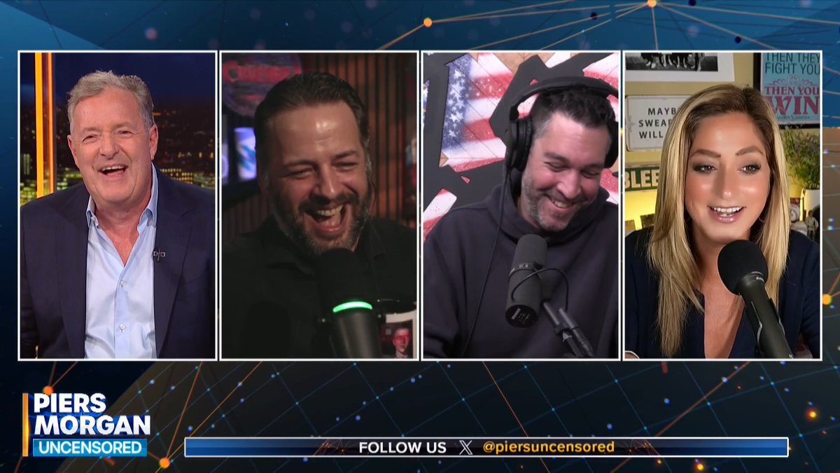 "You said I was forever banned from your show unless I learned to behave myself!" Piers Morgan confronts Joanne Carducci for responding "f*** off!" to his praise of Trump's UFC event... 📺 Piers Morgan | Dave Smith | Andrew Wilson | Jo
