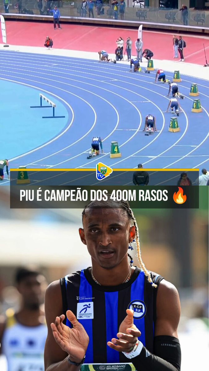 MODO IMPARÁVEL ON! ⚡⚡⚡⚡⚡ Alison dos Santos dominou os 400m rasos do início ao fim e conquistou o título do Troféu Brasil de Atletismo com o tempo de 44.60. 🥇 VOA, PIUUUUUUUUUU!