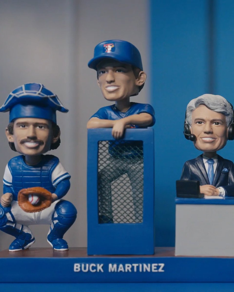 One word to describe this bobblehead: EXCELLENCE 💙 Get THIS Buck Martinez Legacy Bobblehead Aug. 29: