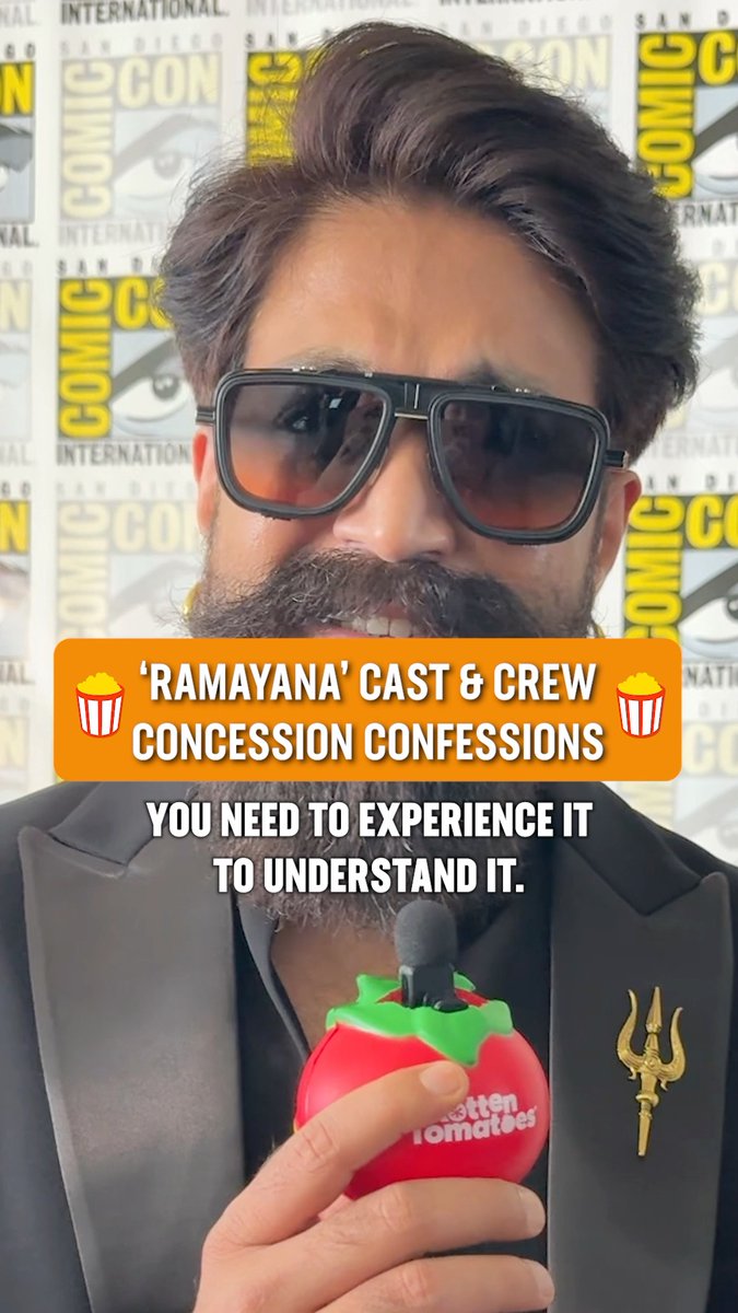 Yash, Ranbir Kapoor, and the #Ramayana crew share how they like to go to the movies in India when we talked to them at #SDCC! Ramayana hits theaters this Fall.