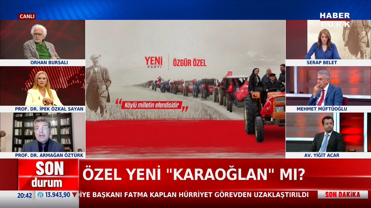 #SONDURUM - Yeni Parti'nin logosu nasıl bulundu? Parti neden bugün kuruldu? Akademisyen Prof. Dr. Armağan Öztürk #OlaylarVeGörüşler'de yanıtladı.