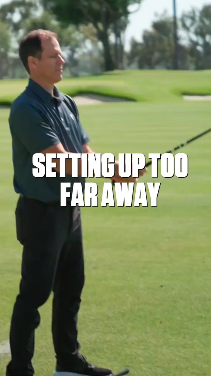How a golfer addresses the ball can influence early extension and their ability to create space: Standing too far from the ball can encourage early extension because the body has more incentive to move toward the ball. If a golfer wants to avoid thrusting forward, they need to be close enough at address that the lower body has a reason to move away from the target line.