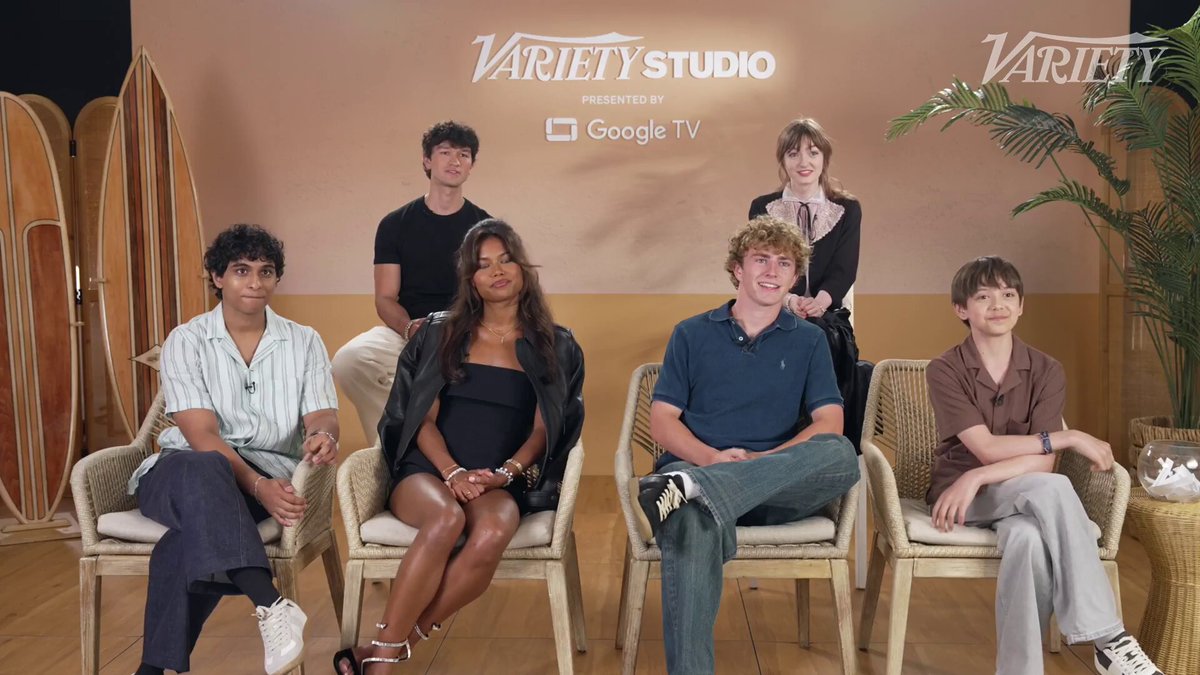 “Percy Jackson and the Olympians” star Walter Scobell says there’s “definitely a lot of pressure” adapting “The Titan’s Curse”: “Especially because the only thing we had to go by was the book. We can’t be like, ‘Oh, we’re definitely going to do it better than’ or ‘We’re going to live up to this part of the movie.’” #ComicCon Variety Studio presented by Made by Google