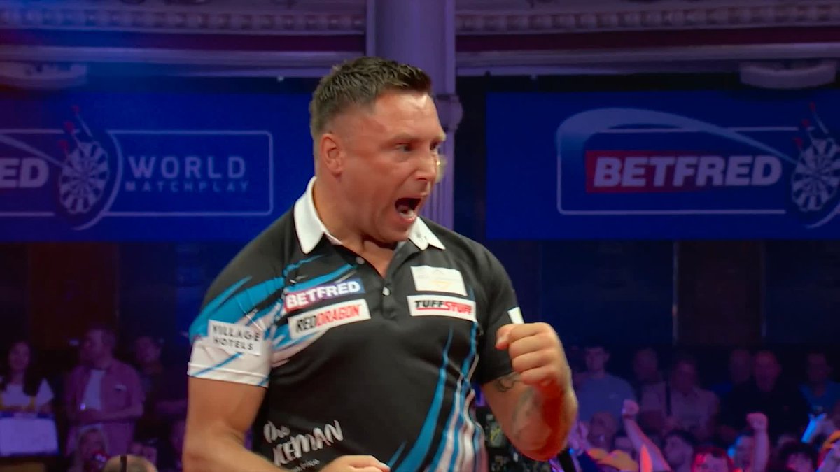 Gerwyn Price leads Ross Smith 3-2 at the first interval after taking out a clutch 80 checkout to break throw… 📺 #MatchplayDarts