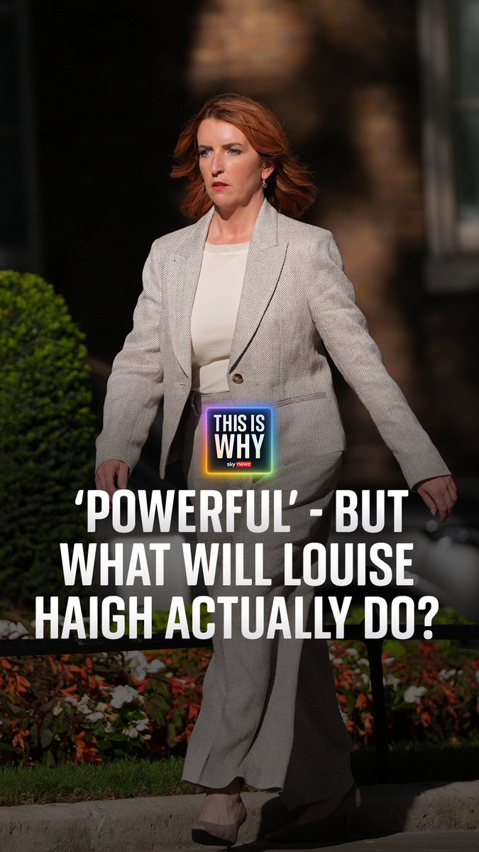 Louise Haigh might now be Britain's most powerful woman - but what exactly will she do in Andy Burnham's government? On #ThisIsWhy, Niall Paterson talks to Bloomberg's Rosa Prince about the new First Secretary of State Listen now 🎧