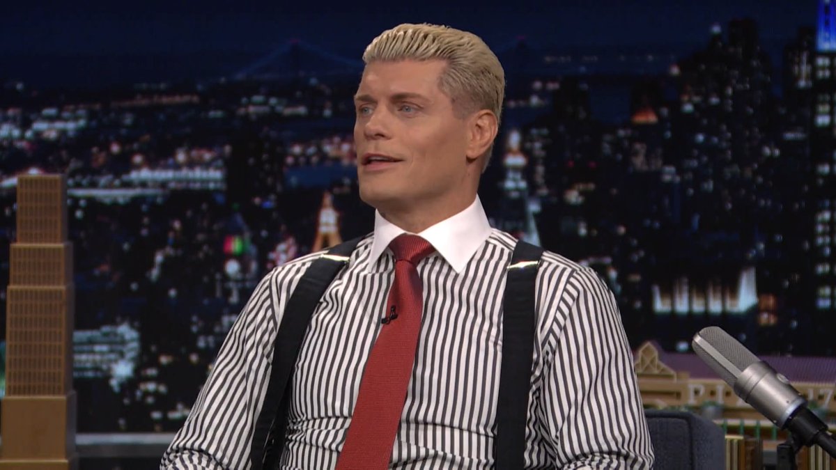 .Cody Rhodes thought Tom Brady was a robot when meeting him for the first time 🤣 #FallonTonight