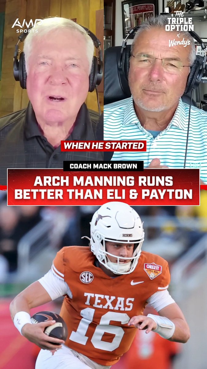 Mack Brown: When Arch Manning runs, it reminds me of his grandad, Archie Wendy’s #WendysPartner