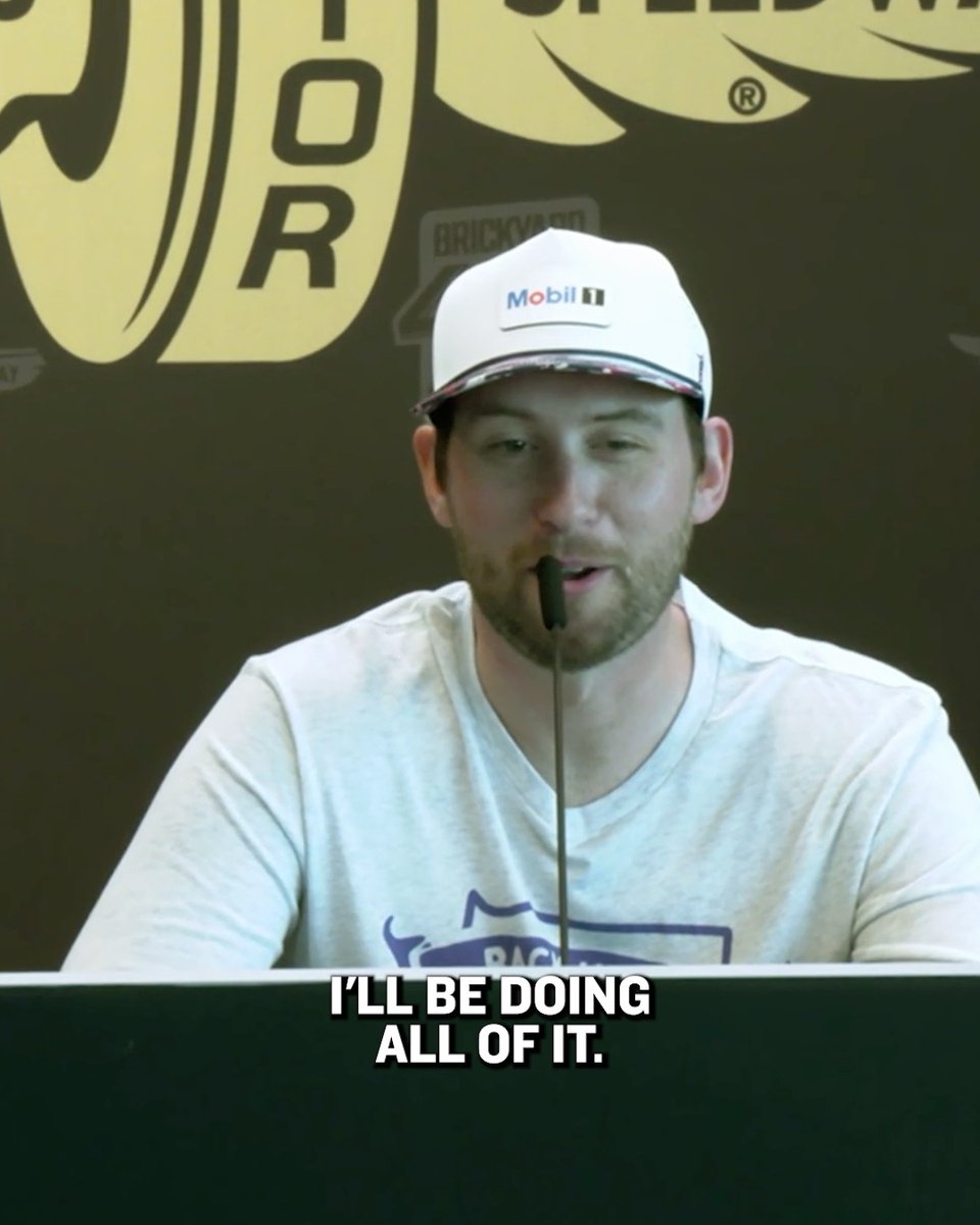 Be on the lookout for quite the celebration if Chase Briscoe wins on Sunday. 😅