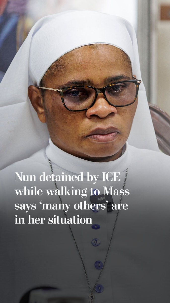 Sister Leticia Ugboaja, who was taken into immigration custody last month in Texas, spoke out for the first time about her arrest while walking to Mass. Ugboaja said she begged officers to let her attend Mass and receive Communion, but was told no.