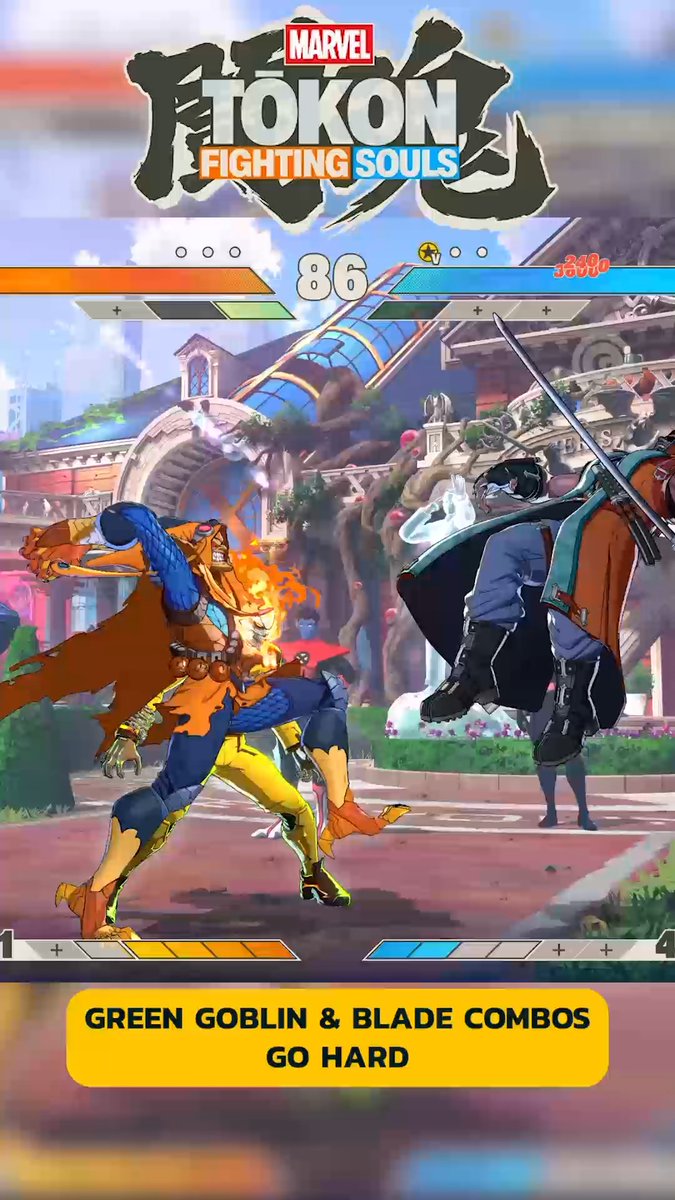 The Green Goblin and Blade combos from the Marvel Tokon: Fighting Souls Open Beta go so hard 💥👊
