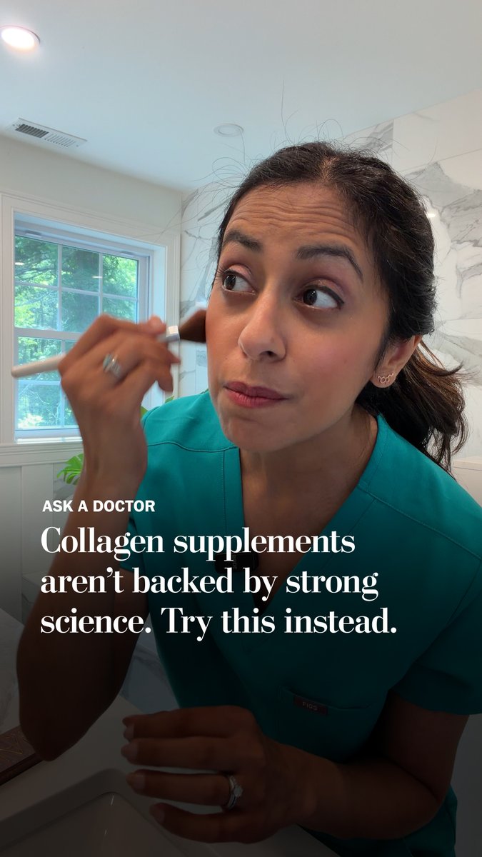 There is not strong evidence behind the claims that collagen supplements can boost skin health, our Ask a Doctor columnist says. But here are two things that can help.