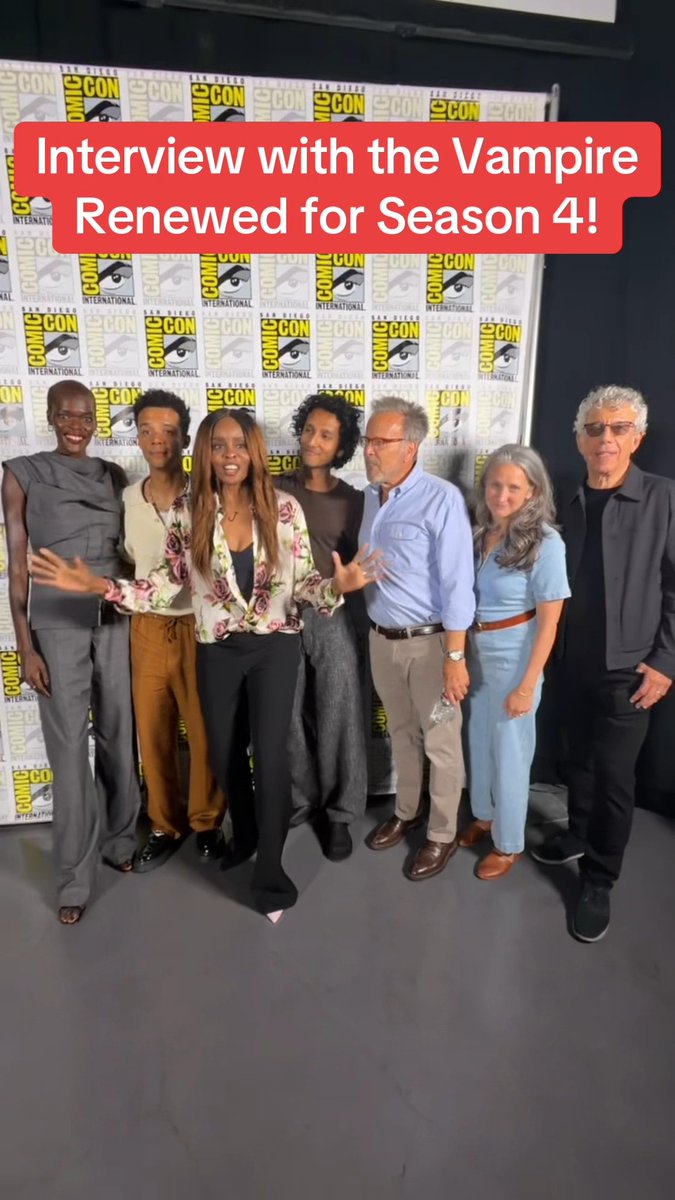 The Queen is coming! #InterviewWithTheVampire has officially been renewed for Season 4!