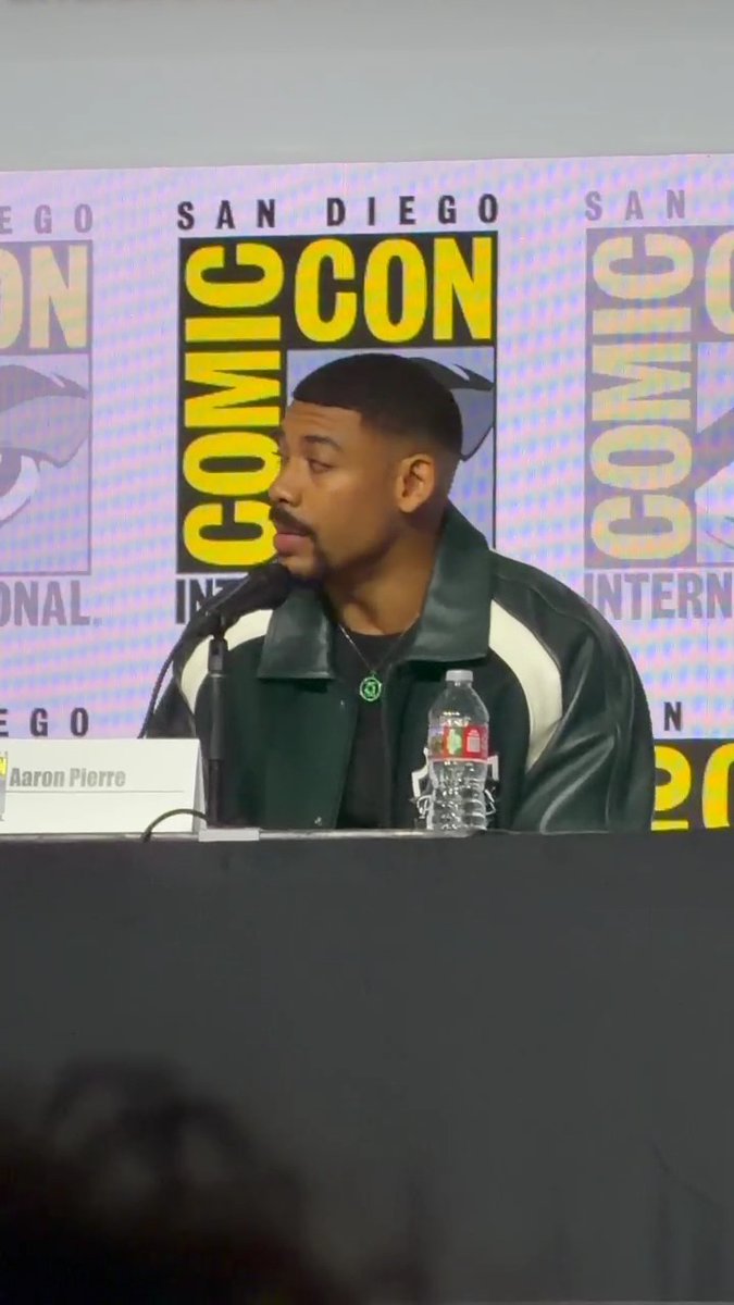 "The thing I love most about John Stewart is that he inspires me." Aaron Pierre shares what it means to play a legendary DC hero in #Lanterns.
