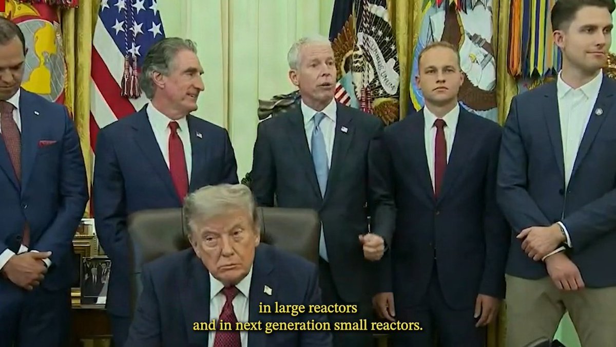 President Trump has brought back American leadership in the nuclear energy space. His bold goal to see four U.S. nuclear reactors turned on by July 4th has not only been met, but exceeded — incredibly proud to be part of the long awaited American Nuclear energy renaissance.