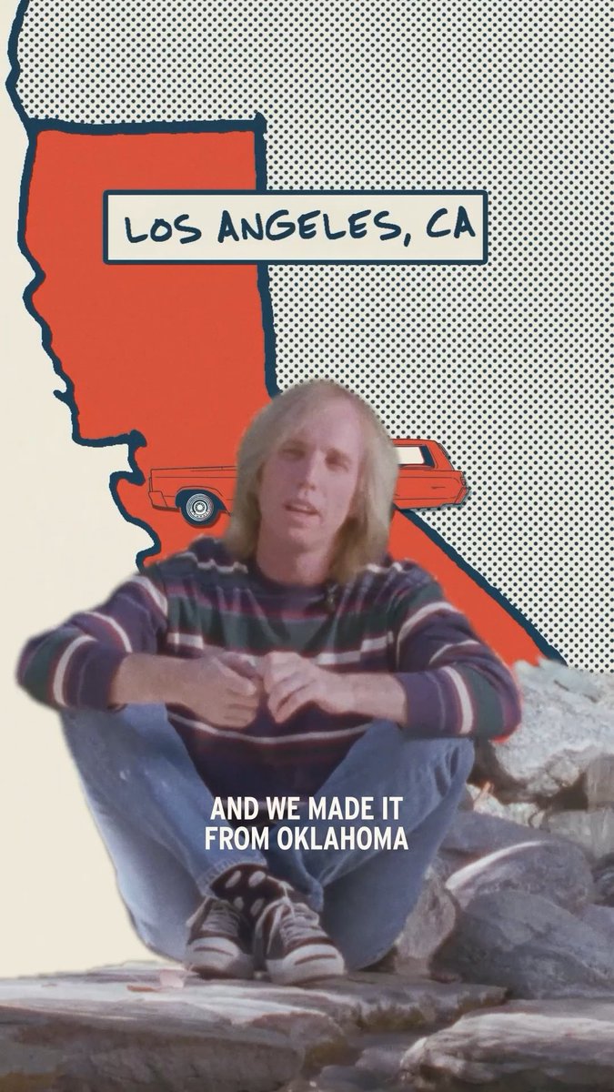 “We were very pleased with Denny Cordell, and so it was a good thing he signed us up really because we’d run out of money by the time we got to Tulsa. And he fronted us a little money, and we made it from Oklahoma to California.” - Tom Petty