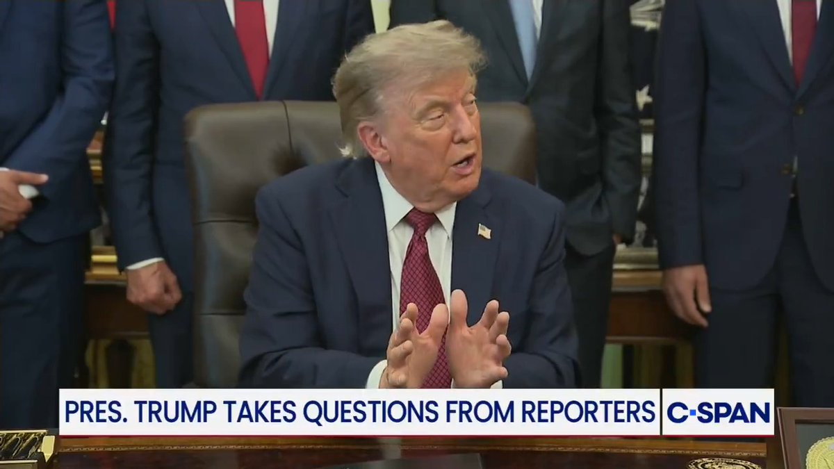 President Trump on considering a "massive attack" on Iran: "Maybe they will cry uncle...maybe they'll just go into a cave and hide."