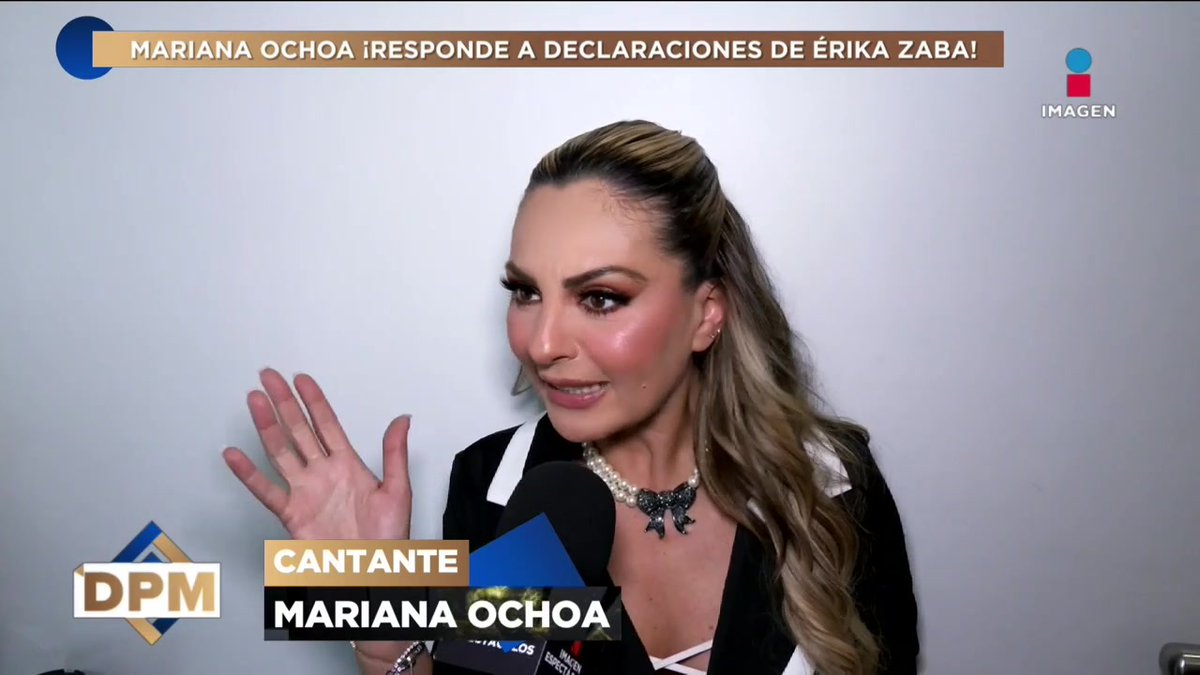 ¡Mariana Ochoa RESPONDE directo a Erika Zaba tras llamarla 'MANIPULADORA'! Asegura que solo ha dicho la 'verdad' y desmiente haber hablado mal de sus excompañeros #DePrimeraManoTV👌 de lunes a viernes 3 pm por el 3.1 de #ImagenTelevisión:
