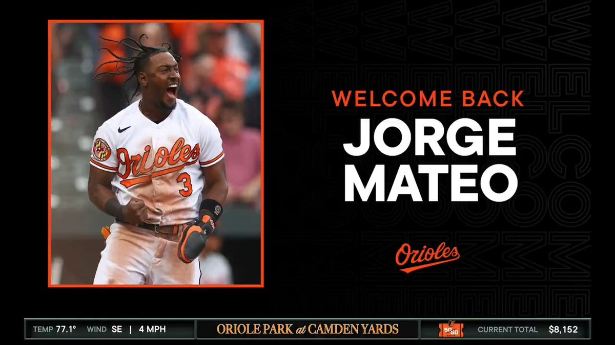 Welcome back to The Yard, Jorge! 🧡