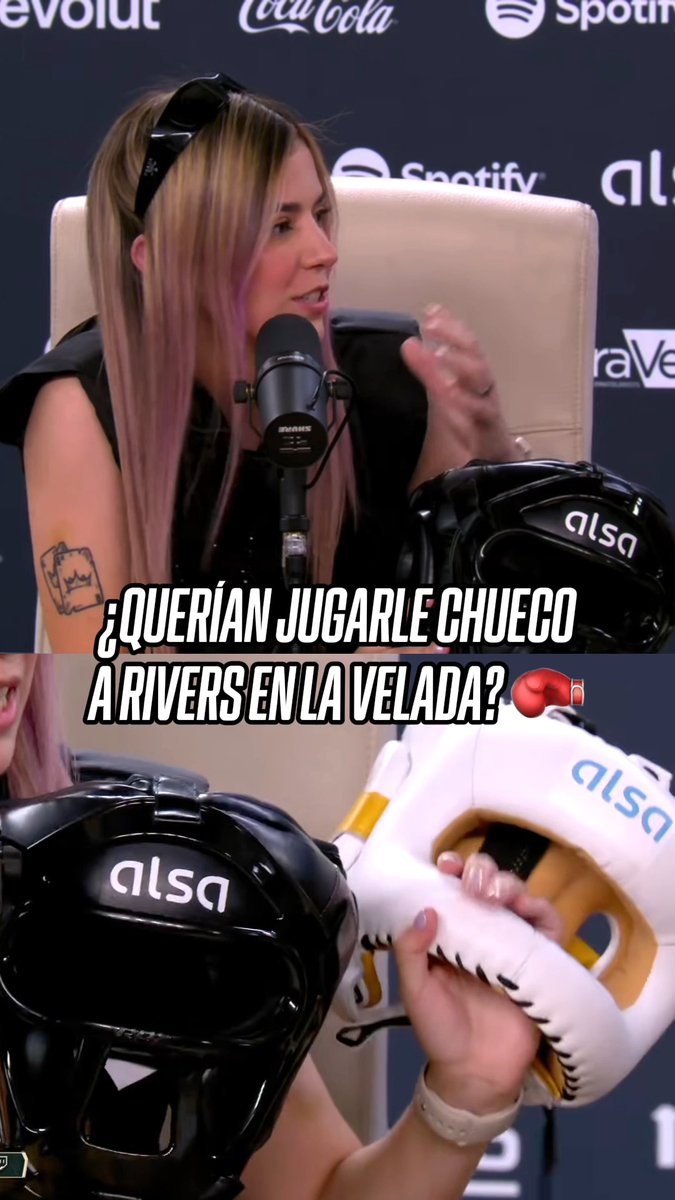 ¿QUERÍAN SACARLE VENTAJA A LA MEXICANA? 😳 👀 Durante el pesaje de la Velada del Año, Rivers se dio cuenta que la careta de su rival, tenía una mayor protección y ventaja. Esto debido a que su rival se operó de la nariz, aunque al final, lograron llegar a un acuerdo. 📹 YT Ibai Llanos