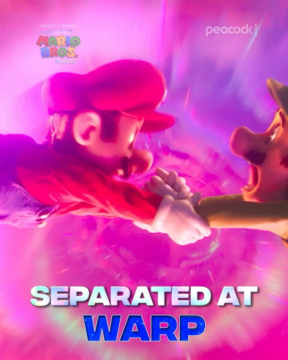 Here we go! Rewatch #SuperMarioMovie now and get ready to stream #SuperMarioGalaxyMovie arriving July 30 on Peacock.
