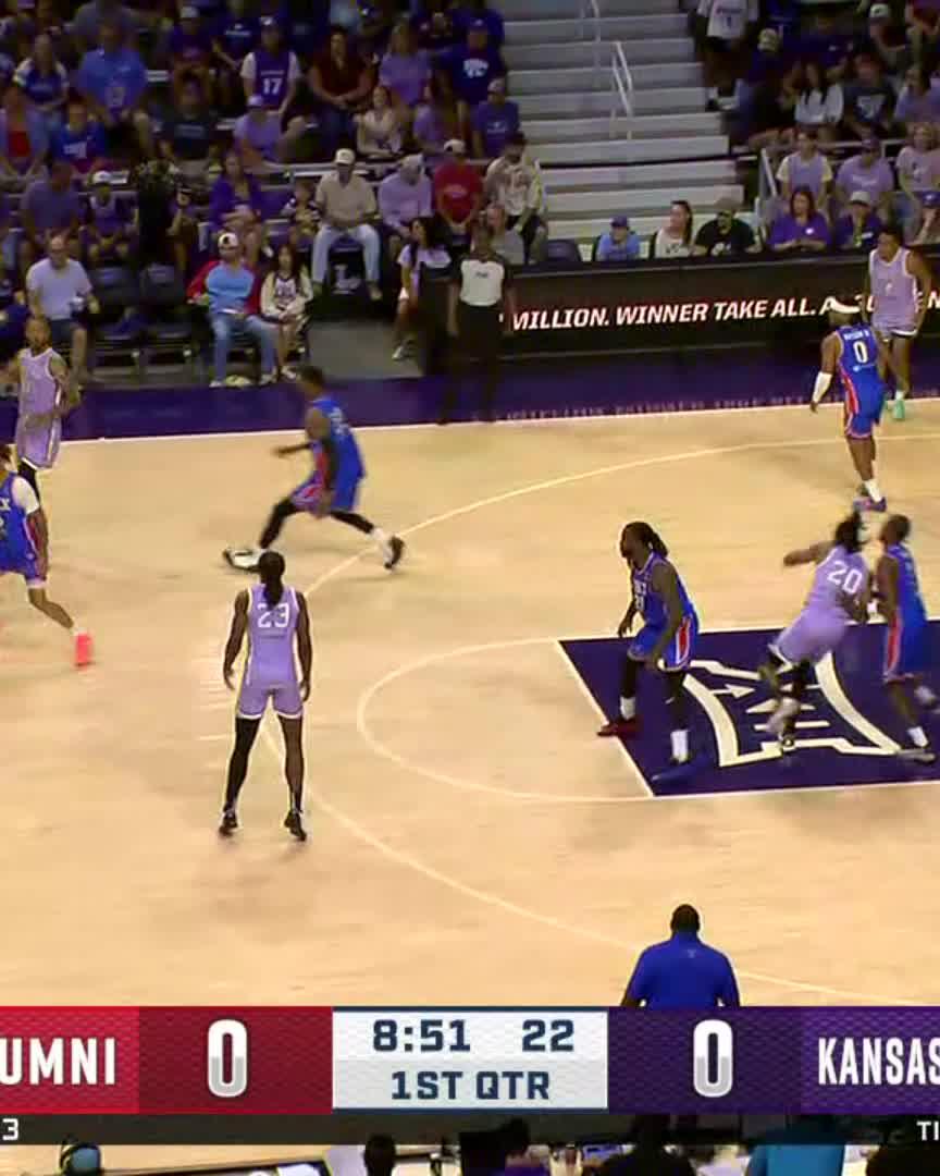 MIKE BEASLEY DOES NOT WANT TO GO HOME😤 He's on track for a TRIPLE DOUBLE after 13 PTS, 6 BLKS, and 4 REBS in the FIRST HALF!!! Oh, and he's also ONE BLOCK AWAY FROM TYING THE TBT RECORD (7) 😱