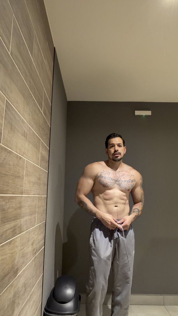 Terminado de entrenar 💦