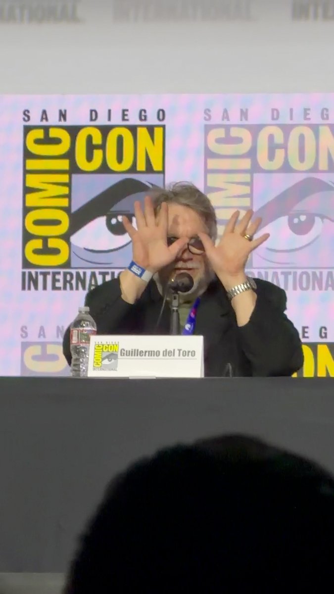 As soon as the Pale Man raised his hands, Guillermo del Toro knew he had something special in #PansLabyrinth. #SDCC