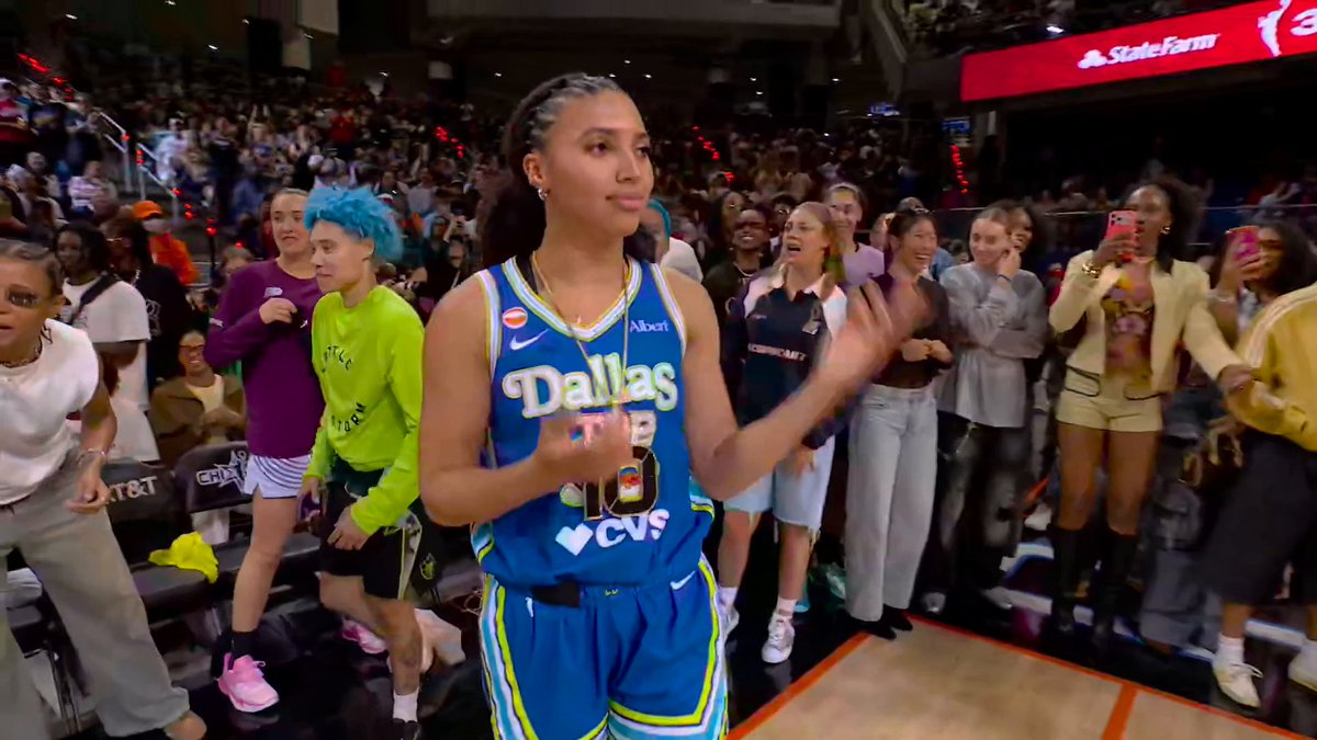The moment rookie Azzi Fudd found out she won the 2026 State Farm WNBA 3-point Contest 👑 #SCTop10