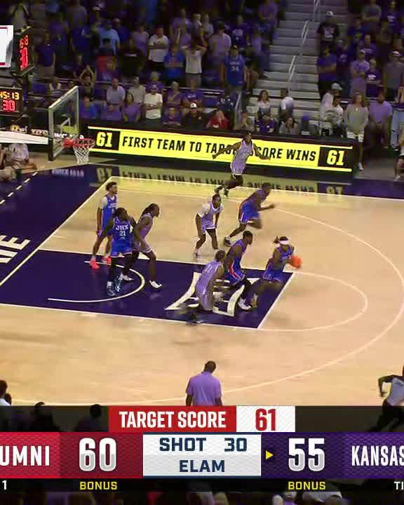 IT'S OVER!! FRANK MASON CALLS GAME!!! THE Kansas Men’s Basketball ALUMNI GO INTO ENEMY TERRITORY AND STAND ON BUSINESS IN FRONT OF THE RIVAL FANS! 😱 PURE MAYHEM IN MANHATTAN!!!