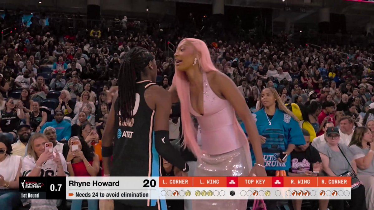 Angel Reese was locked in for Rhyne Howard 🔒 A real hype woman 🔥