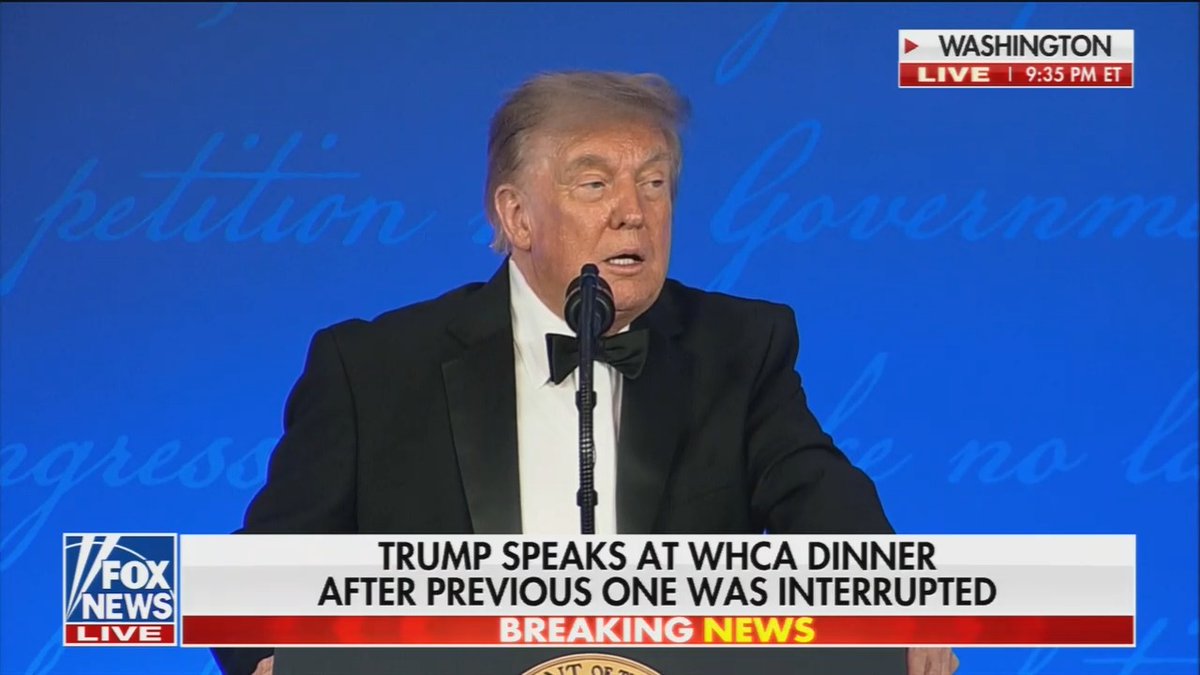 Trump: When people yelled "Get down!" during the White House Correspondents' Dinner shooting, Nicki Minaj started twerking