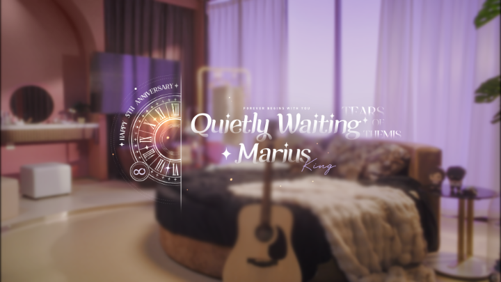 ✦ Quietly Waiting - Marius ✦ From the very beginning to this moment, he has always eagerly looked forward to seeing you. #TearsOfThemis #ToT5thAnniv #ToTWedding