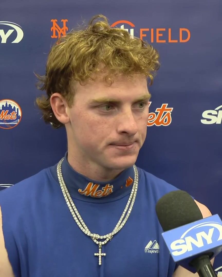 "As long as those hundreds are on the money, that's all you really care about." Carson Benge on reaching 100 mph on a throw to home tonight: