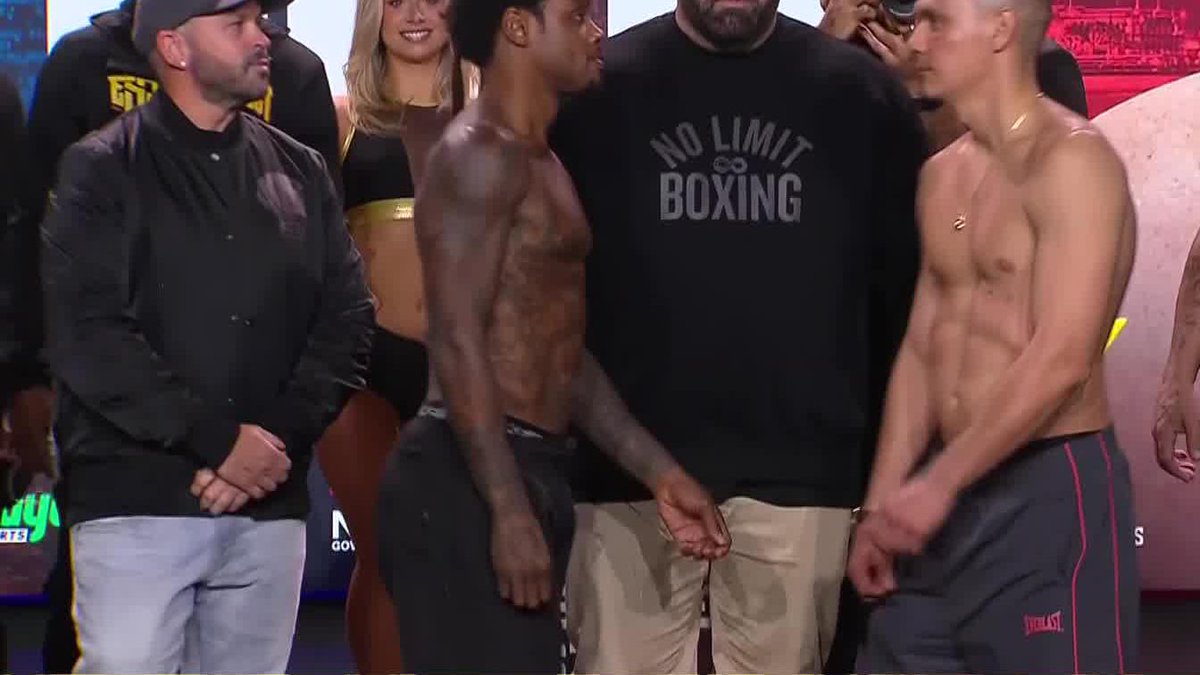Final face off between Errol Spence Jr and Tim Tszyu❗️ 🇺🇸 Errol Spence - 159 lbs 🇦🇺 Tim Tszyu - 159 lbs