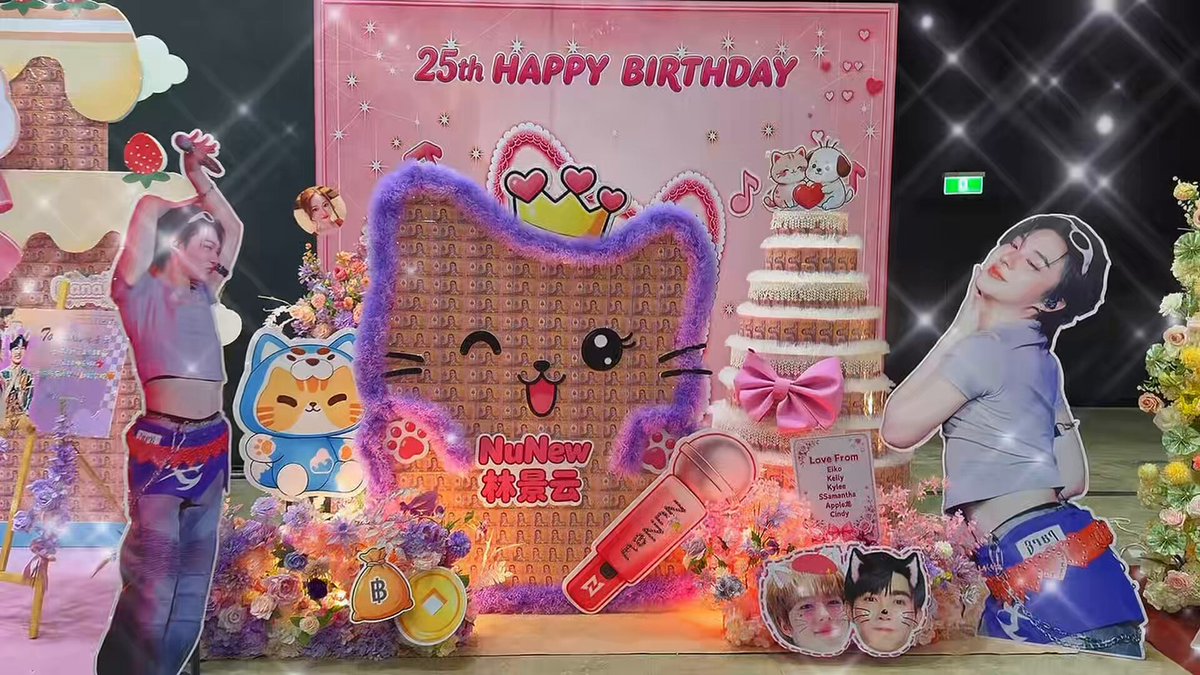 祝我们可爱、美丽、性感的 NuNew 🐱 25岁生日快乐！🎂🎉🥰 谢谢你用温柔的歌声、真诚的笑容和一路以来的努力，带给我们无数感动与力量。 谢谢你成为我们的骄傲。🥹 愿你在歌手和演员的道路上继续闪闪发光， 永远被幸福和爱包围， 做最快乐、最闪耀的 NuNew❤️🤗⭐ 感谢所有粉丝一起参与， 为 NuNew 送上最真挚的生日祝福🫶🏻 Eiko Kelly Kylee La❤️‍🔥ZeeNuNew𝓒𝓡𝓐𝓩𝓨 𝓘𝓝 𝓛𝓞𝓥𝓔❤️‍🔥 Samantha Apple.Long cyndeeee NUNEW 25th BDAY #ยิบห้าขวบนุนิวเดย์ #NuNew #NUNEW25thBDproject