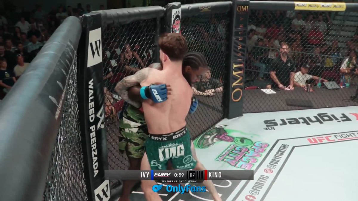 HE DOES IT AGAIN!!! 💥 Fighter To Watch Sean King wins by TKO in round 2! [ #FuryFC122 | Live on UFC Fight Pass ]