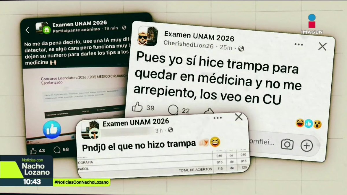“Si necesitas hacer trampa, haz trampa”, así se promovían en redes sociales las opciones para pasar el examen de ingreso a la licenciatura de la #UNAM. Casi 160 mil estudiantes fueron evaluados en línea por primera vez y las posibilidades para engañar al software eran varias: