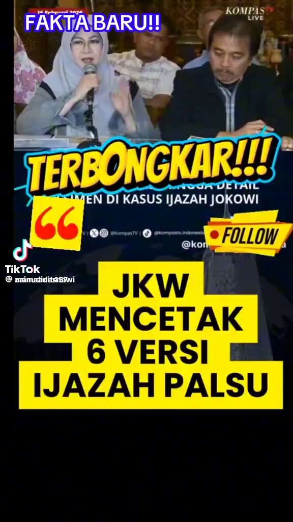 Inilah 6 Versi Ijazah Milik jokowi Dibongkar Oleh Dokter Tifa #DipaksaSehatDinegeriSakit #PrabowoDikitariKoruptor
