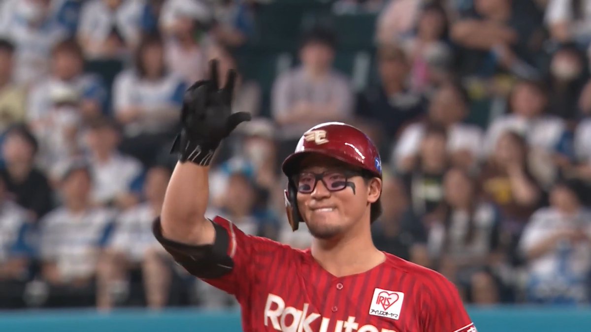 チャンスを逃さなかった！🔥 終盤で値千金の一打！💪 東北楽天 YG安田 選手のタイムリー2ベースヒットで勝ち越しに成功！🙌🙌 👇スマホ・テレビで試合観戦！