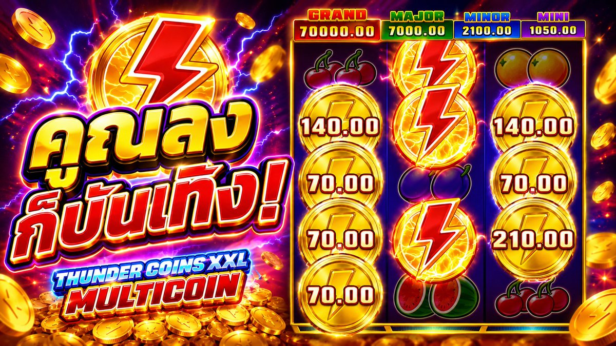 ใครเห็นก็ว่าเจ๊ง! | Thunder Coins XXL: Multicoin