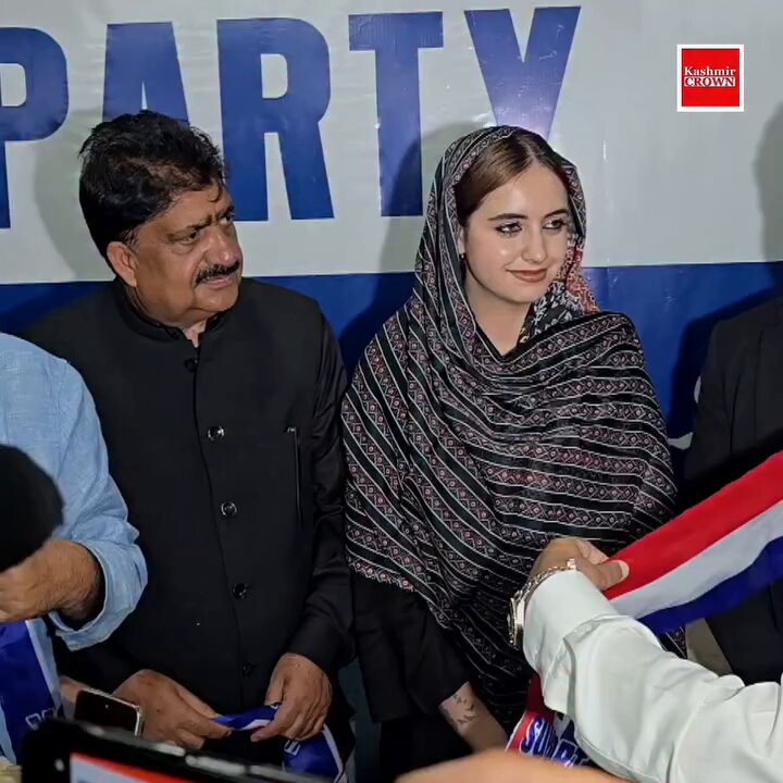 Former Actress Mateena Jeelani Joins Apni Party A new political chapter begins as former actress Mateena Jeelani joins the Jammu &amp; Kashmir Apni Party