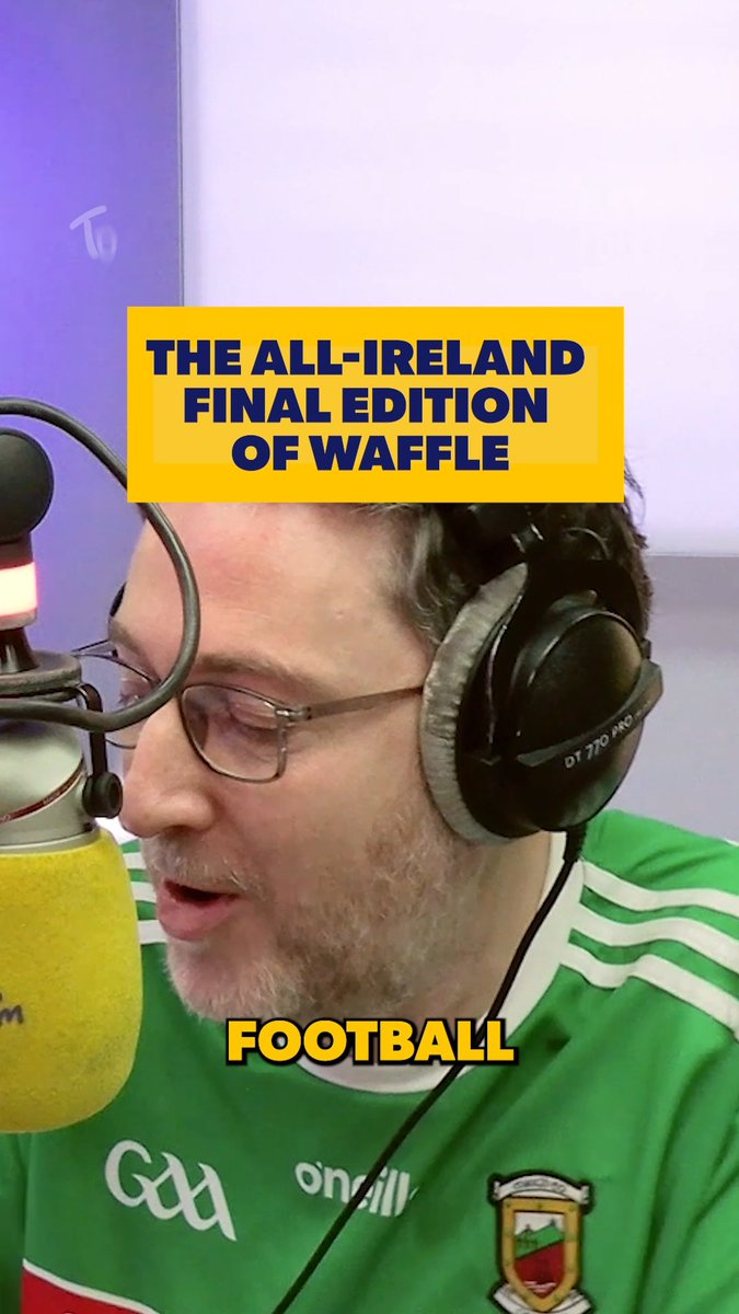 With Mayo taking on Kerry in this weekend's All-Ireland final, yesterday's game of Waffle was all about the biggest game in the GAA calendar 🏐 John left it until the very last second to land the winning answer and bag €1,000. He's already got plans for the prize money too... plenty of aftersun after getting badly burnt at Slane Castle over the weekend. 😂☀️ #GAA