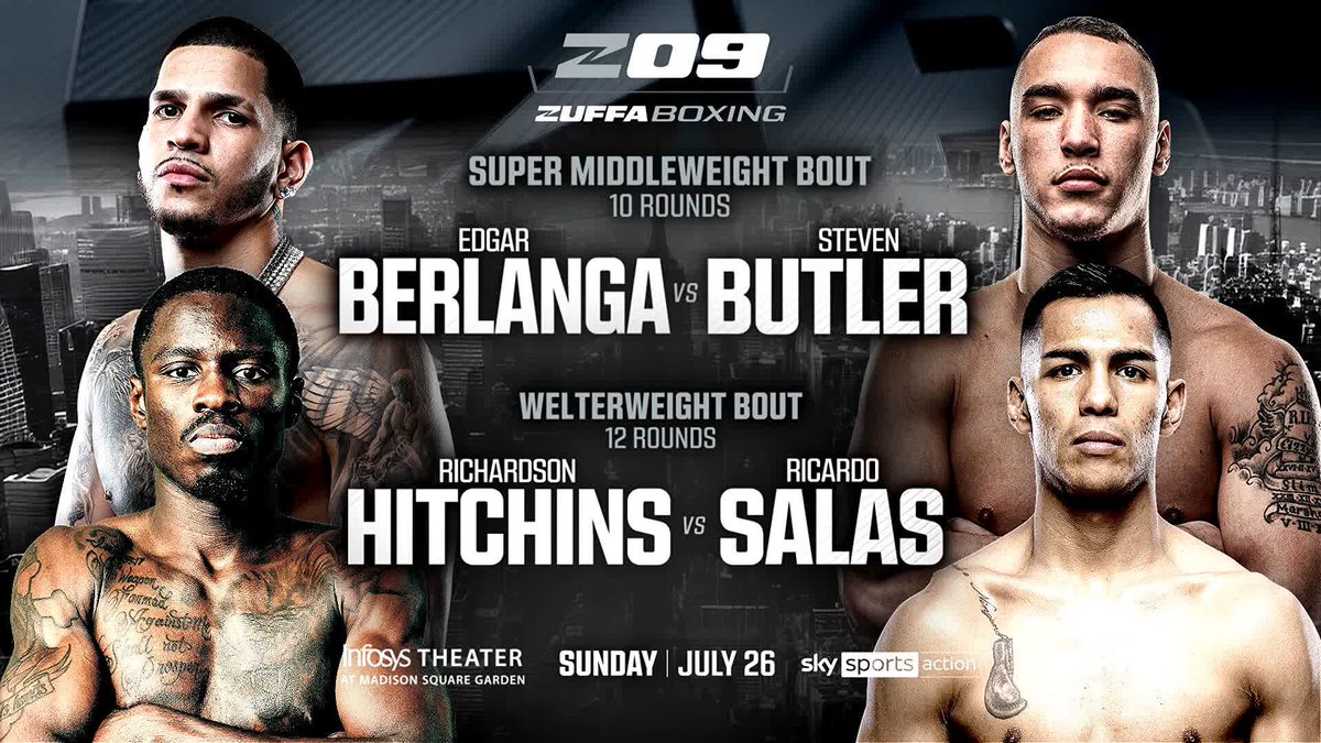 A big fight night in the Big Apple 🥊 #ZuffaBoxing09